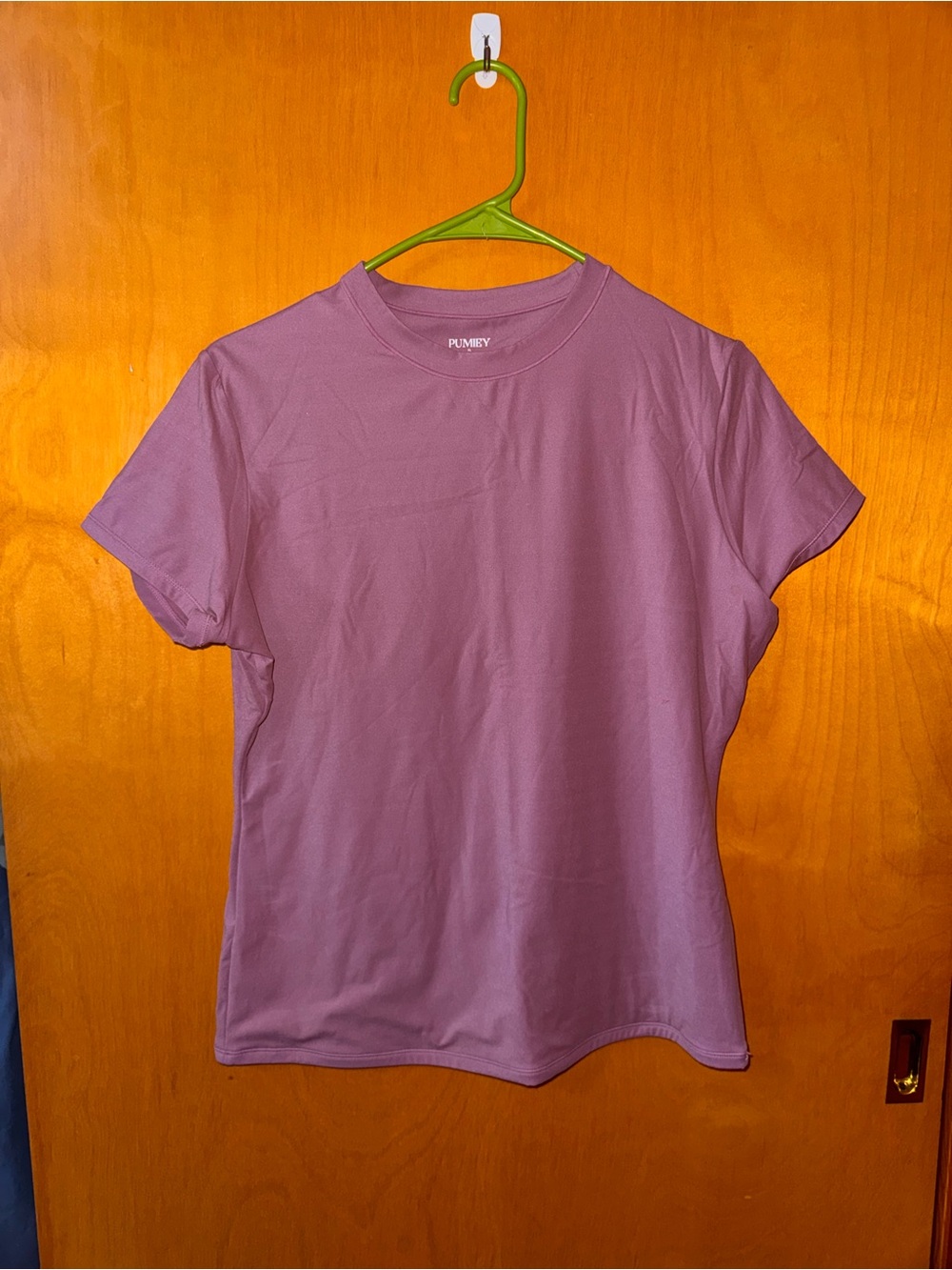Amazon Women's Short Sleeve Crewneck T-Shirt in Mauve